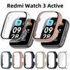 Case+Glass for Redmi Watch 3 Active Bumper Screen Protector Cover for Xiaomi Redmi Watch 3Active Accessories