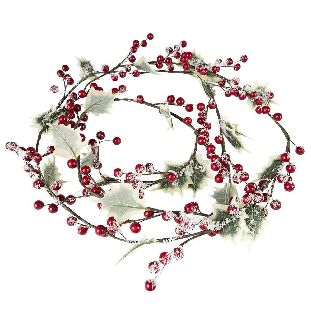 Red&green Christmas Berry Garland DIY Hanging Wreath NEW Artificial Red Berry Vine Festival