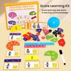1 Set Fraction Learning Cards Percentage Decimal Fraction Tiles Circles Math Manipulatives Students Teaching Aid Educational Fraction Puzzle