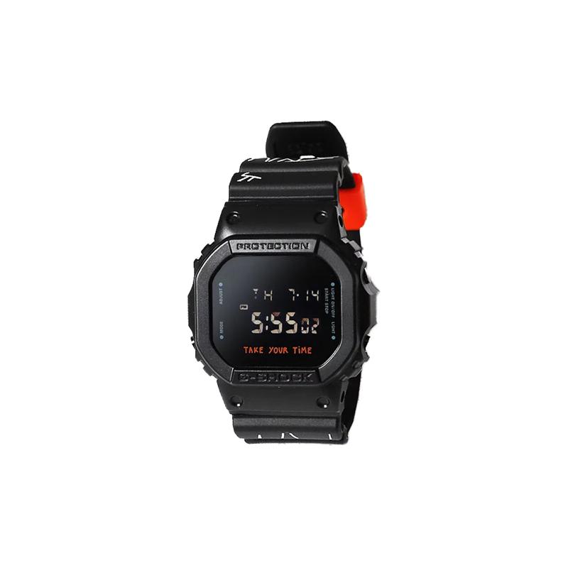 Casio Модные и универсальные Водонепроницаемость 200 метров Кварцевый механизм Ремешок из смолы Японские и корейские часы Единый стиль для мужчин и женщин DW-56002G22-1JR