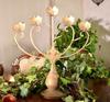 Golden Candelabra Candle Holder for 5 Candles in Glamour Chic Style
