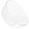 1Pcs 6 Inch Clear Glass Bowl Multi Use Salad Fruit Dessert Serving Bowl Wide Rim Ergonomic Design for Parties Patio Poolside