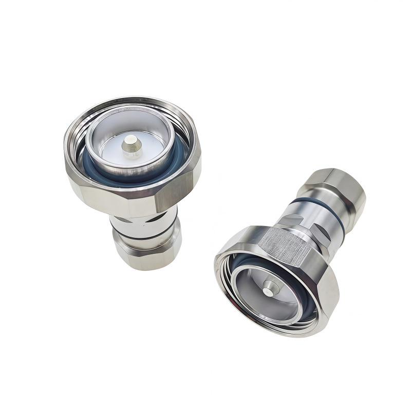 All-Copper DIN Male Feeder Connector: 7/8 to 1/2, DJ-1/2, L29-1/2