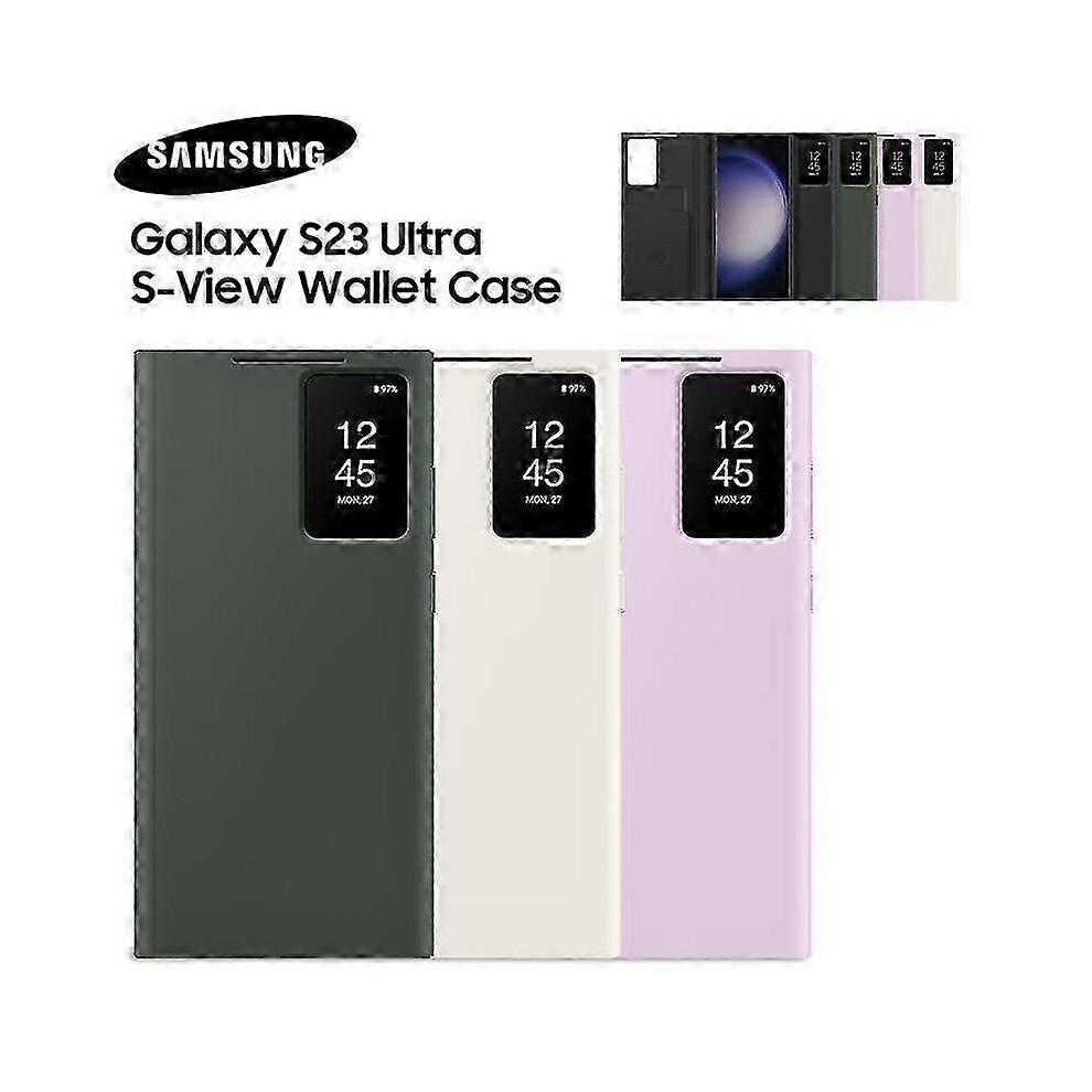 Чехол-книжка Smart View Wallet для Samsung Galaxy S23 Ultra SM-S918B, чехол-обложка S-View