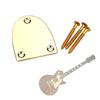 Electric Guitar Neck Plate with Screws 3 Holes Guitar Neck Joint Board Replacement Neckplate Electric Guitar Bass Parts