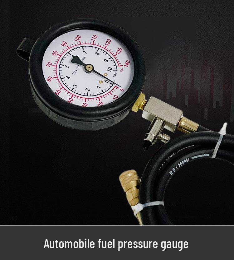 Автомобильный манометр давления топлива 0-140psi/0-10bar Тестовый набор
