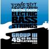 Cordes De Basse Filées Plates - Ernie Ball - Group III 2806 - Filée Plat - 45-65-80-100