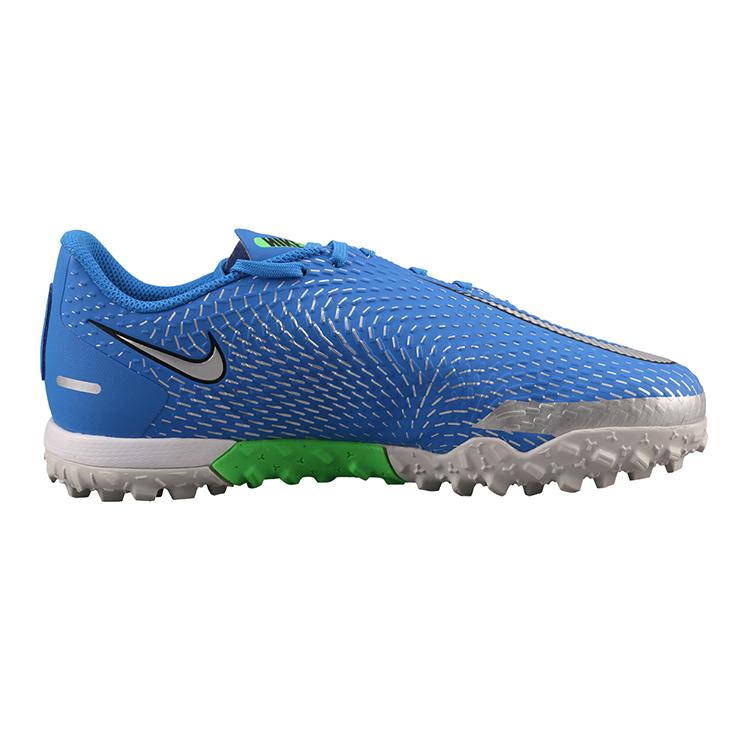 Nike Phantom GT Slip Resistant Low top Kids' Soccer Shoes Blue Silver Kids' CK8484-400