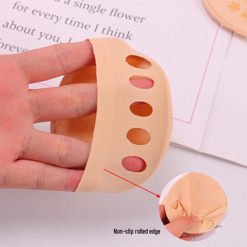 Невидимая подушечка для передней части стопы: Влаговпитывающие, устойчивые к запаху хлопковые полуноски для женских туфель на высоком каблуке