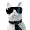 Статуэтка собаки из смолы, простая минималистичная скульптура животного для книжной полки, настольной полки, черная