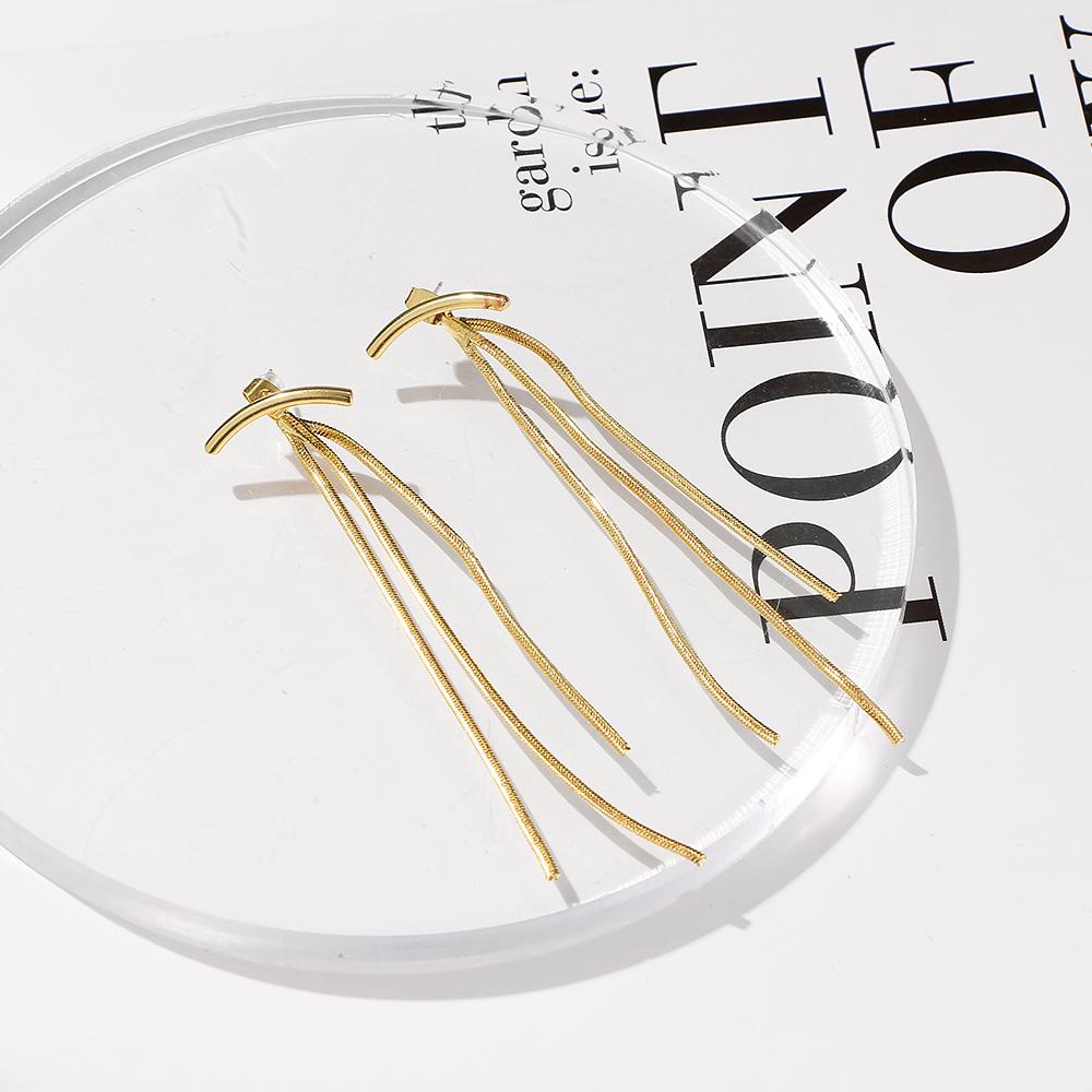 Серьги-цепочки в стиле ретро с кисточками, новые женские темпераментные серьги, нежные геометрические серьги, ретро-серьги