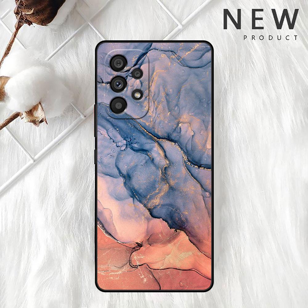 Чехол с мраморным узором для Samsung Galaxy A52 A12 A53 A32 4G A13 A51 A21s A71 A22 A33 A72 A31 A03s, чехол для телефона
