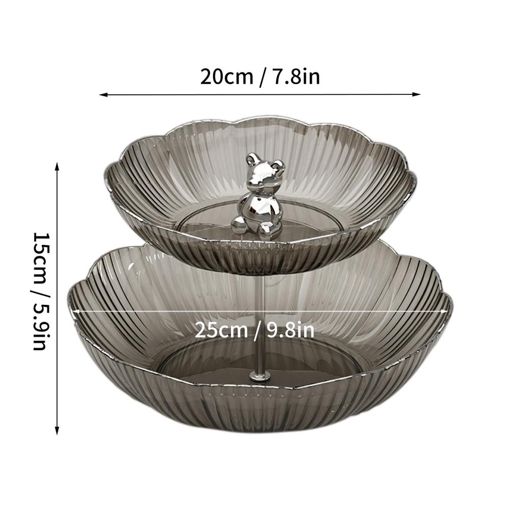 Подставка для десертного торта на День святого Валентина, украшение стола на Рамадан, держатель для фруктового подноса, многослойная подставка для закусок, конфет