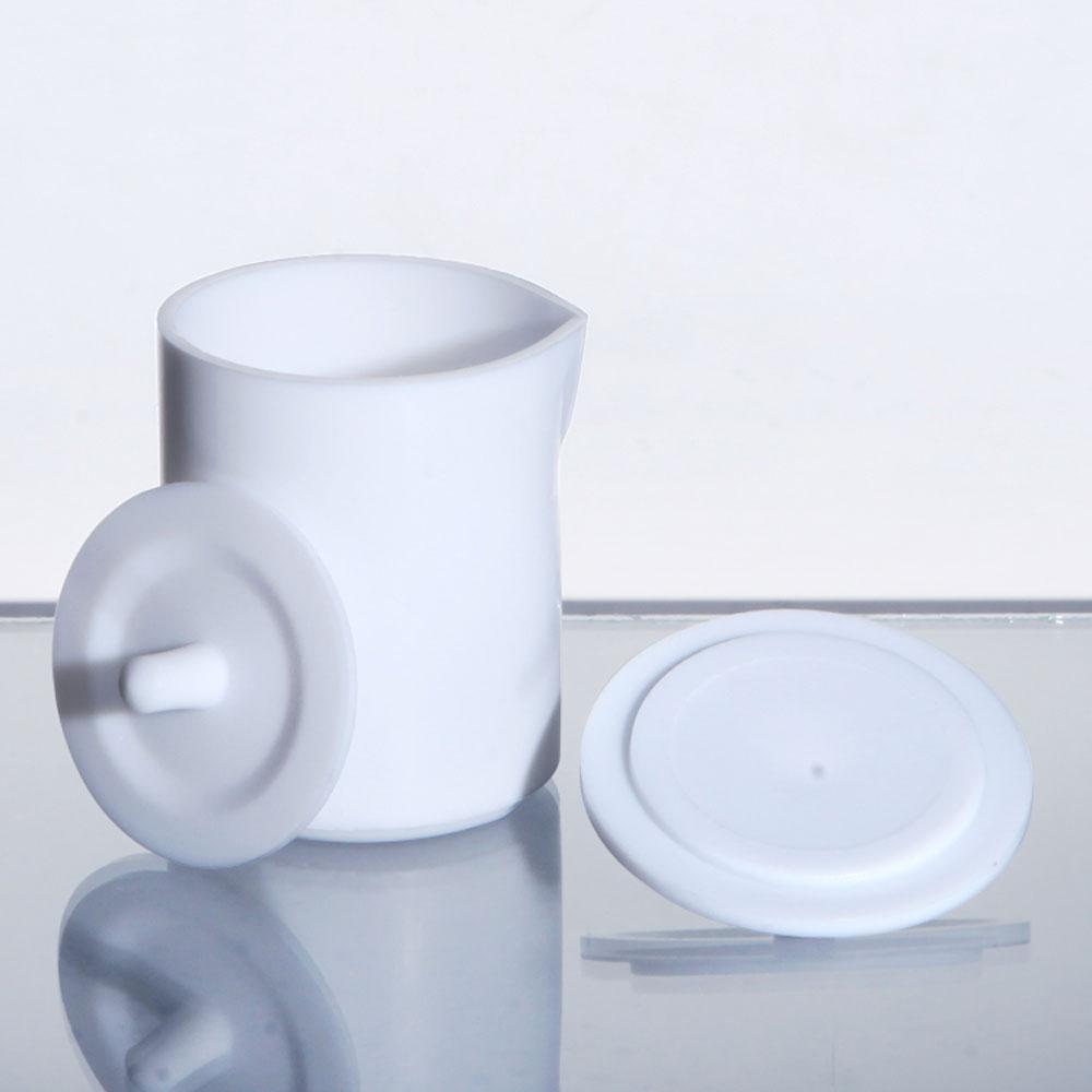 30 50 100 150 200 250 300 500 1000 2000 3000 5000ml PTFE Beaker With Cap For Laboratory Equipment