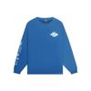 Li-Ning Пуловер с принтом логотипа Badfive, топы унисекс, синий AWDSC01-4