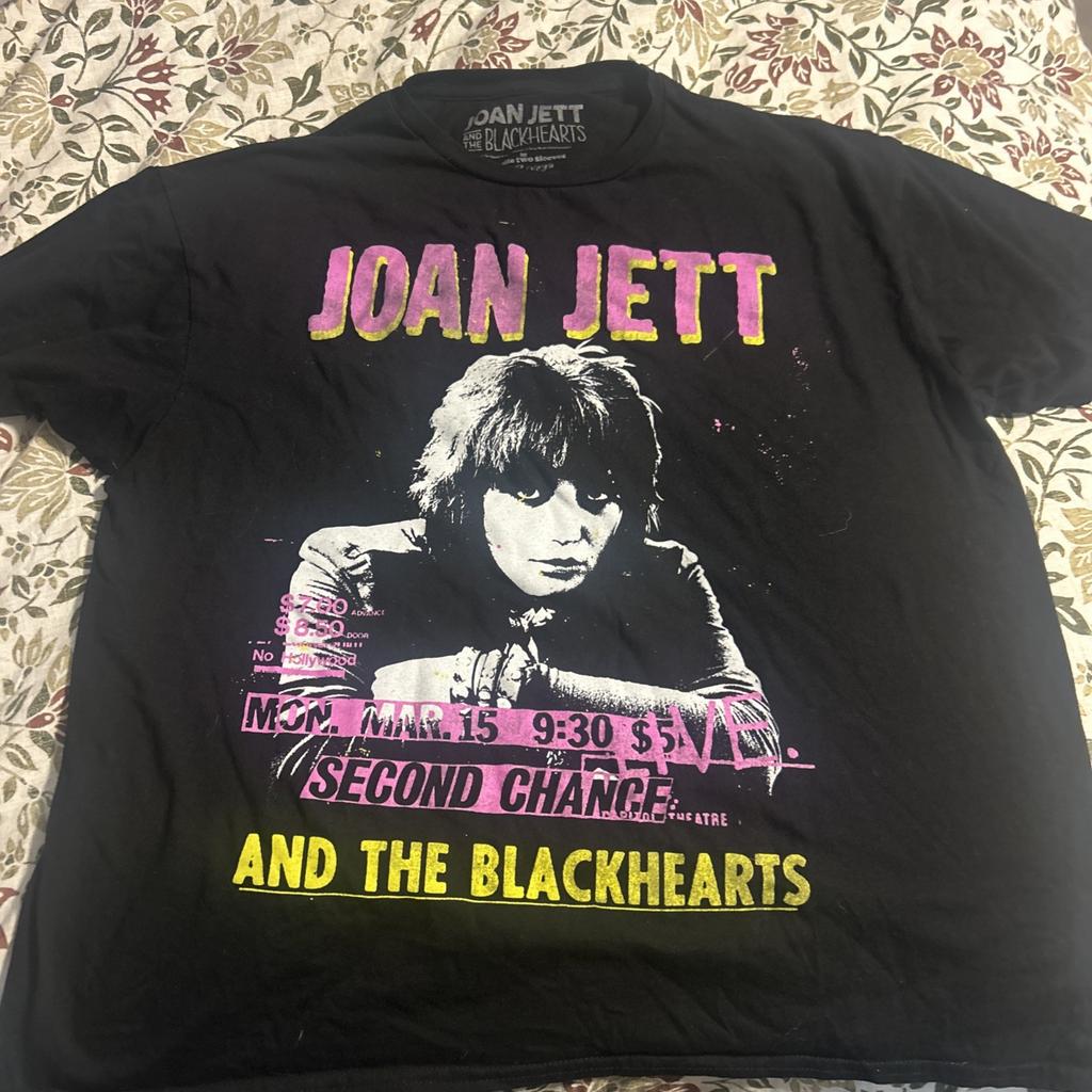 Joan Jett Black Graphic Band Tee - Size XL