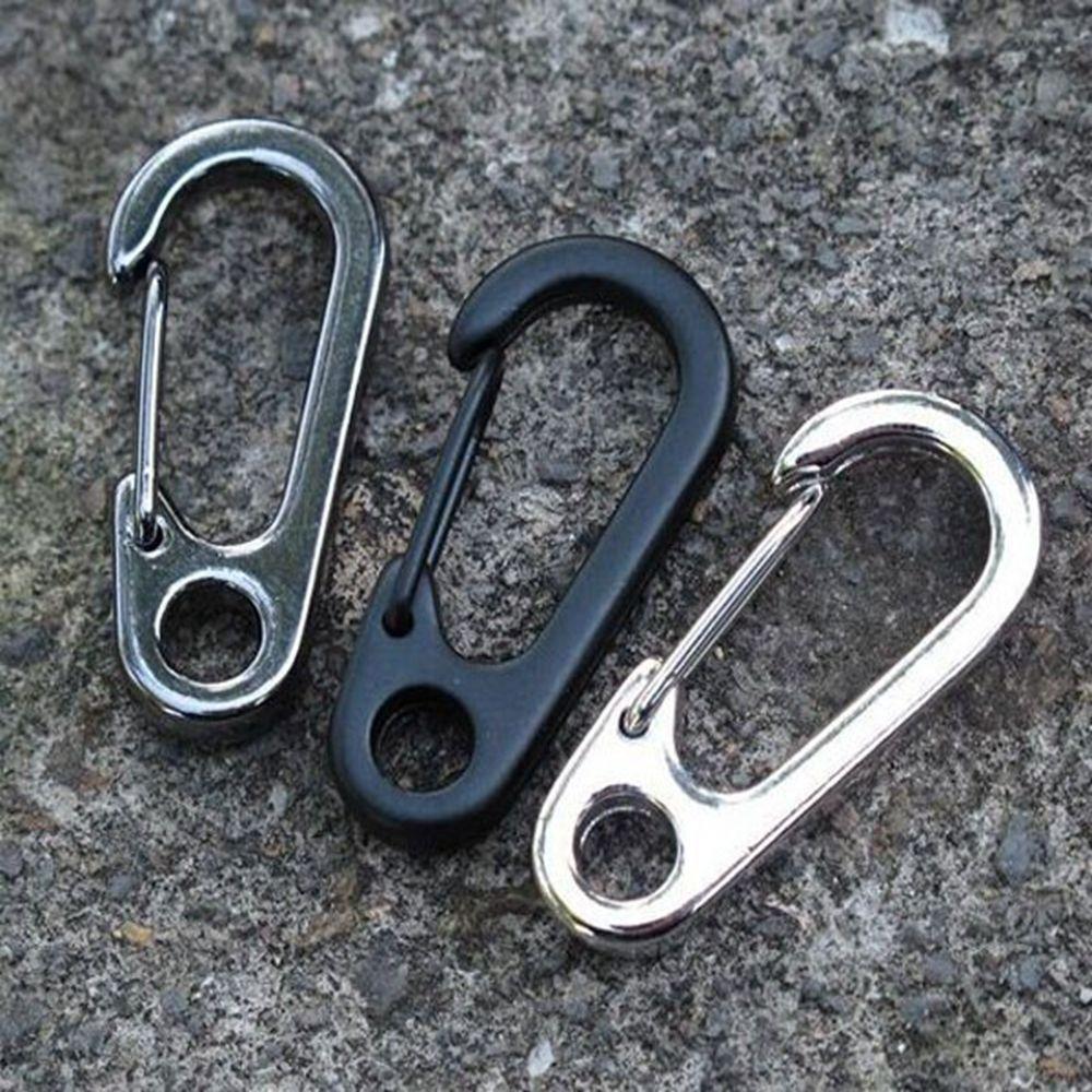 Buckle Outdoor Hook Safety Travel Tools D Carabiner D-Ring Key Chain Camping Keyring Spring Clips