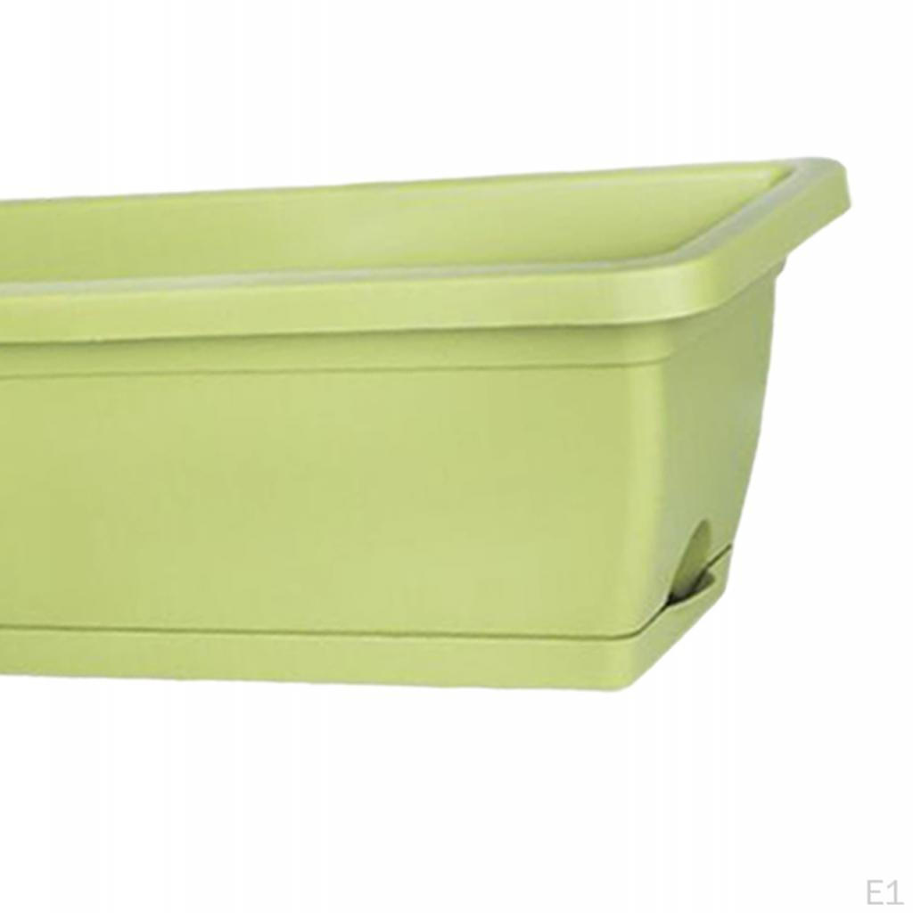 Подвесной балконный ящик для цветов с кронштейном 43x19x15 см, легкий многофункциональный, для оконного ящика