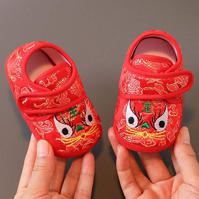 Весенне-осенние детские туфли для мальчиков и девочек 0-1 год, обувь для малышей 3-6-12 месяцев, детская обувь с застежкой-липучкой