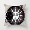 Home Decor Sun & Moon Themed Cosmic Throw Pillow Covers Pattern Cushion Cover Suitable For Sofa Bedroom Car Pillow Cover