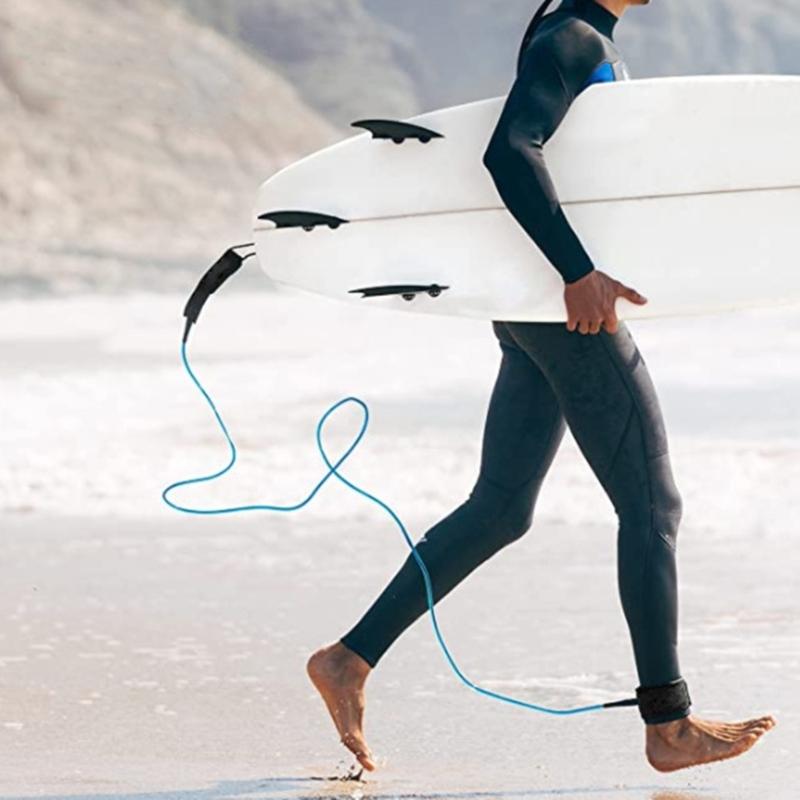 Comfortable Surfboards Leashes Stands Up Paddles Board Leashes SUPs Leashes Leg Rope for Paddleboard, Longboards, Shortboard