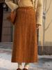 Mishow Женская длинная юбка, новинка 2024 года, однотонные повседневные модные универсальные элегантные юбки с высокой талией MXC59B0155
