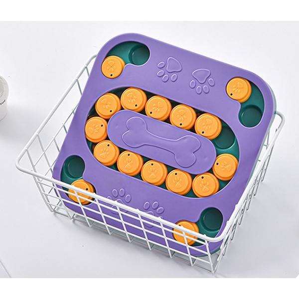 Игрушка-вертушка для носа для собаки Dingdongpet, фиолетовая, 1 шт.