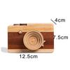 Ретро деревянная камера в форме классической мелодии Заводная музыкальная шкатулка Музыкальный подарок