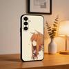 Чехол для телефона с аниме S-Spice and W-Wolf для Samsung A73,72,71,A52,51,40,41,A22,A32,31,A13, Мягкий черный корпус