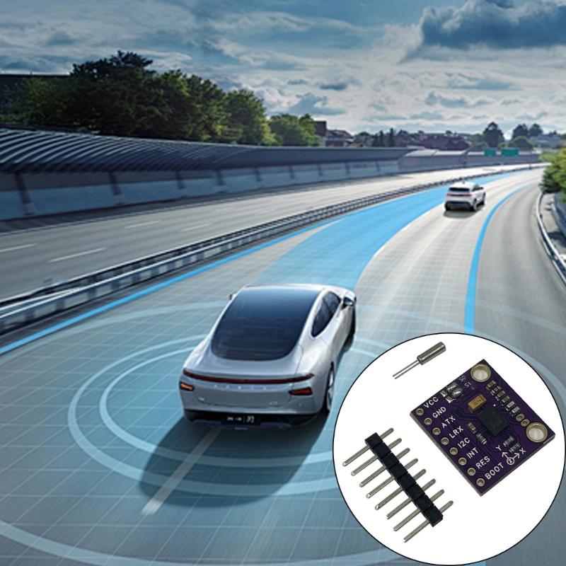I2C Interfaces Low Power Sensoring Module with 9Axis Detection and Builts In Temperature Sensoring for RealTime Data Output