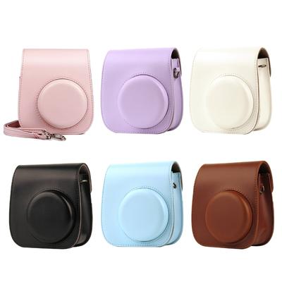 Сумка-чехол для камеры Instax Mini 11, защитный чехол из ПУ кожи с плечевым ремнем, держатель для камеры, пылезащитные чехлы для камеры