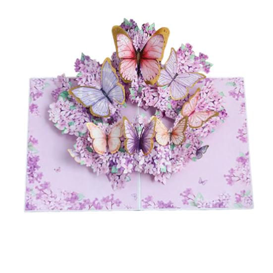 Складная 3D поздравительная открытка с конвертом, ручная работа, декоративная, подарочная открытка на день рождения, раскладывающаяся открытка с праздничными благословениями