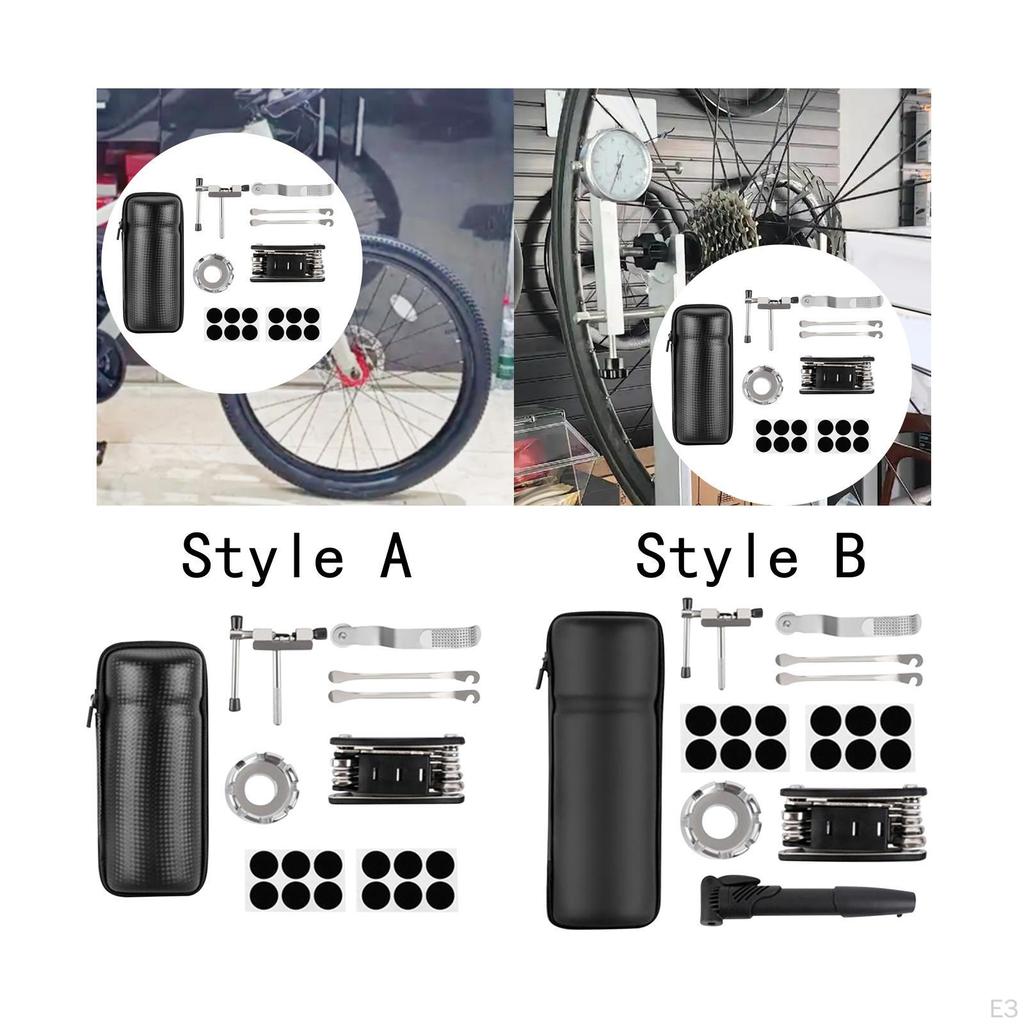 Набор инструментов для ремонта велосипедных шин, удобные велосипедные аксессуары, ручка 16 в 1 для шоссейных горных велосипедов