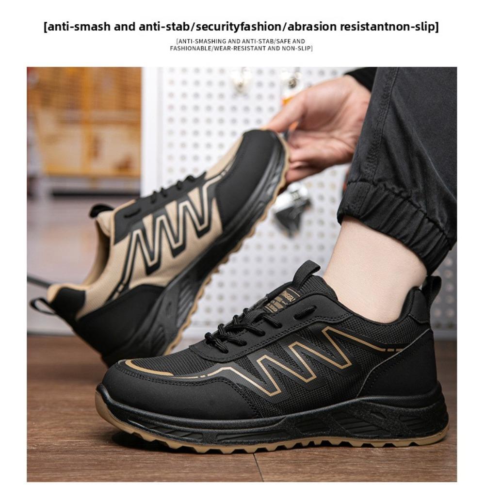 Safety Labor Protection Shoes Anti-Slip Wear-Resistant Insulation Cross-Border Direct Supply Anti-Smashing Work Shoes