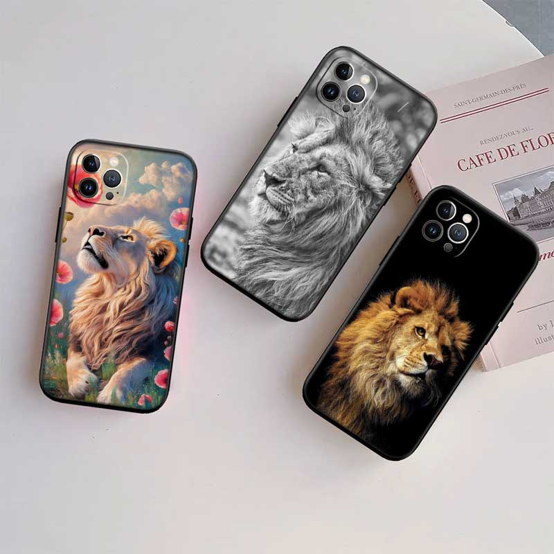 UP3 Animal lion Phone Case for Samsung Galaxy S20 S21 S22 Ultra FE + Plus A21S A22 A24 A25 A26 A30 A30S A31
