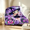 Betty Boop Pattern Blanket for Home Decoration, Bed, Sofa, Car Travel, Camping, Suitable for All Seasons, Birthday Christmas Gift