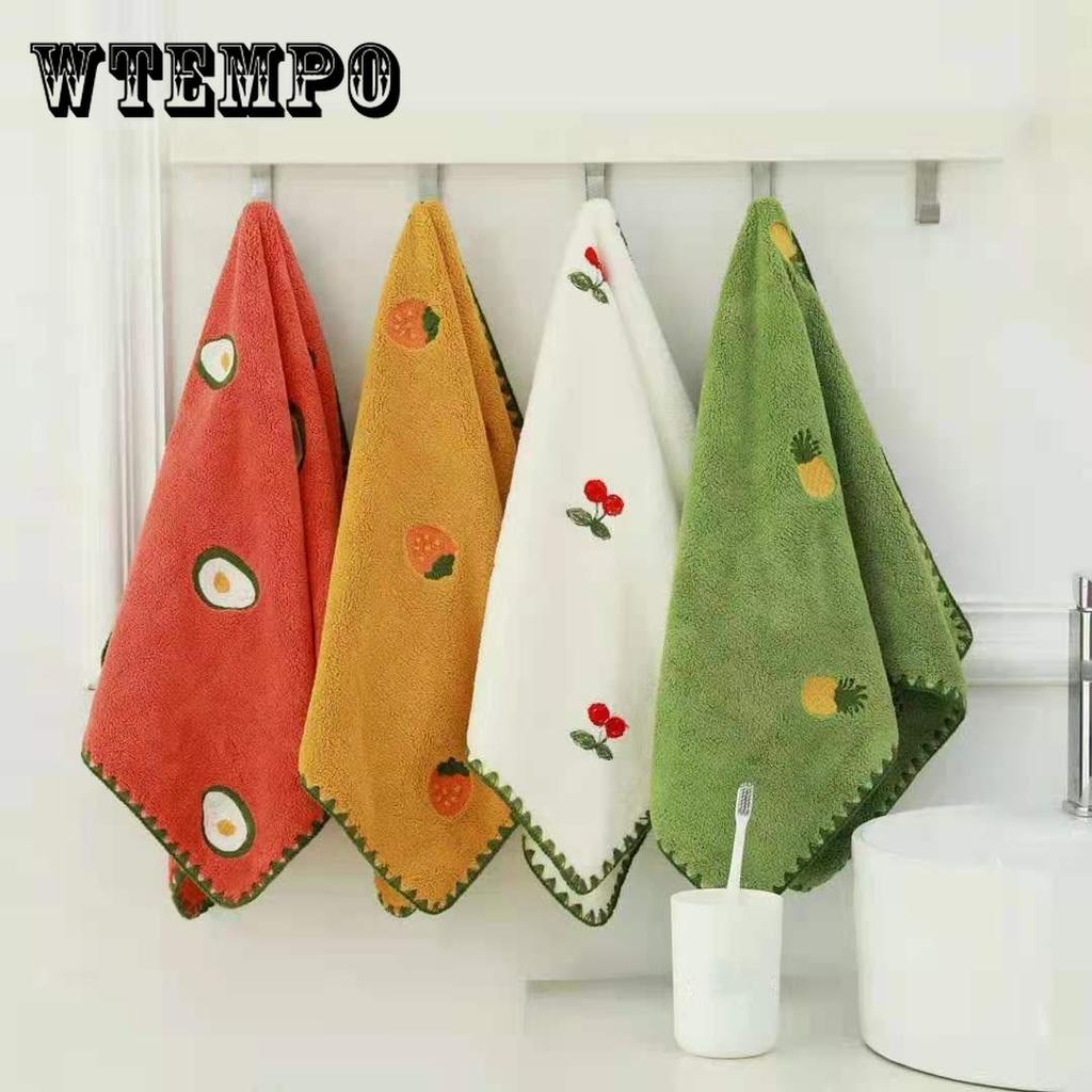 Warm Velvet Absorbent Towel 4 Packs Household Adult Men and Women Soft Comfortable Cute Cartoon Towel