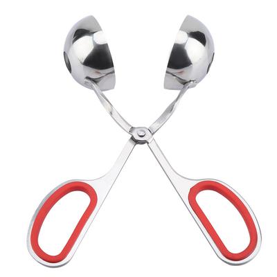 Нержавеющая сталь 304 Нелипкий Клипса для приготовления фрикаделек, рисовых шариков, Форма, Кухонный инструмент (красный)