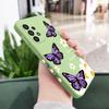 Garden Butterflies Phone Case For Samsung A54 A34 A24 A14 A73 A53 A33 A23 A13 A03 A04 A72 A52 A52S A32 A22 A12 A71 A51 4G 5G