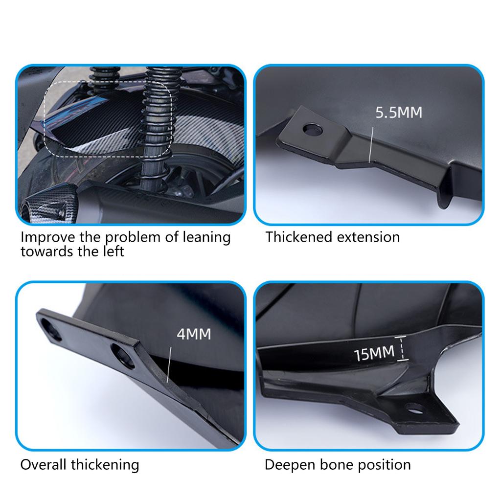 Модернизация заднего крыла мотоцикла Персонализированное заднее крыло предлагает улучшенную пластиковую защиту для моделей PCX160 ADV160