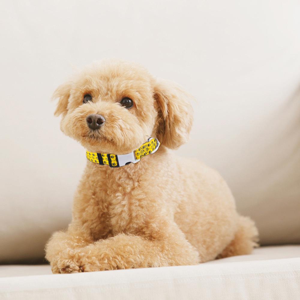 Cute and Simple Pet Collar, Cat Neck Ring, Anti-break-free Large and Medium-sized Dog Puppy Collar.