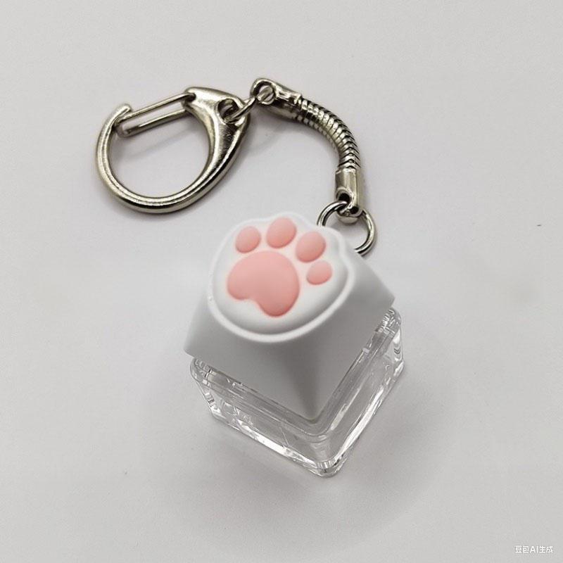 Светодиодный брелок для ключей в виде клавиатуры, фиджет-игрушки, кристальный кликер, сенсорная игрушка для снятия стресса, брелок для ключей в виде клавиатуры, фиджет-гаджет для взрослых и детей