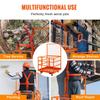 Forklift Safety Cage Work Platform 43X45in 1400lbs w/ Wheels for Aerial