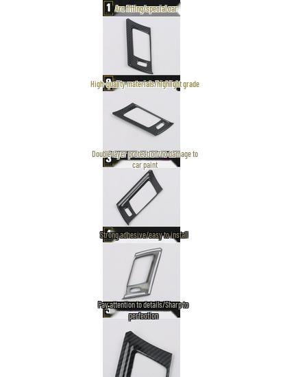 19 A6L Left Air Vent Frame Decorative & Protective Patch