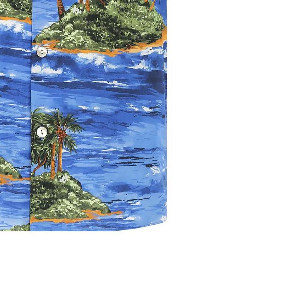 GUCCI Shirts Men's Blue Moderate 694123-ZAJSU-4725
