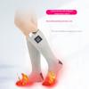 Electric Heated Socks Fast Heating Electric Heating Socks 1/3 Gear Cold-Proof Skiing Sock Anti Slip for Cycling Camping Skating