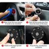 Black One-Touch Start Protective Cover with Rotary Knob Design for Automotive Use For VW Golf Polo Tiguan T5 Passat b6 Scirocco 2RFG