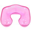 Professional Hair Dyeing Shoulder Neck Tray Barber Hair Perming Container Hairdressing ToolRose Red