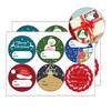 2 Sheets Label Stickers Vibrant Color Self-Adhesive Paper Christmas Gift Tags Stickers for Home