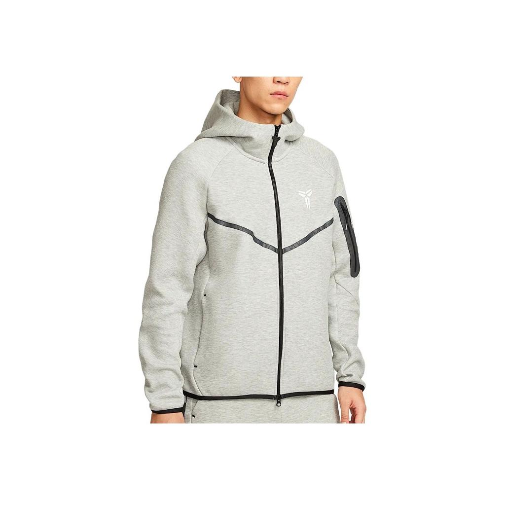 Nike Ветровка SS25 Kobe Tech Fleece с капюшоном, удобная куртка на молнии с длинным рукавом, мужские куртки IB2714-063
